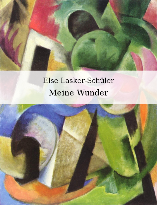 Franz Marc - Kleine Komposition (II) (Haus mit Bäumen)